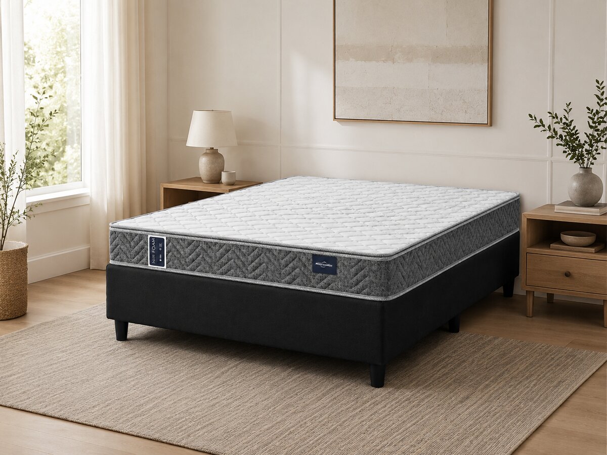Cama Box Casal de Espuma D33 AMX Foam Double Face 138x188x64