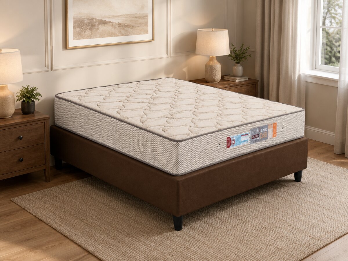 Cama Box Casal de Espuma D33 Ícaro 138x188x65
