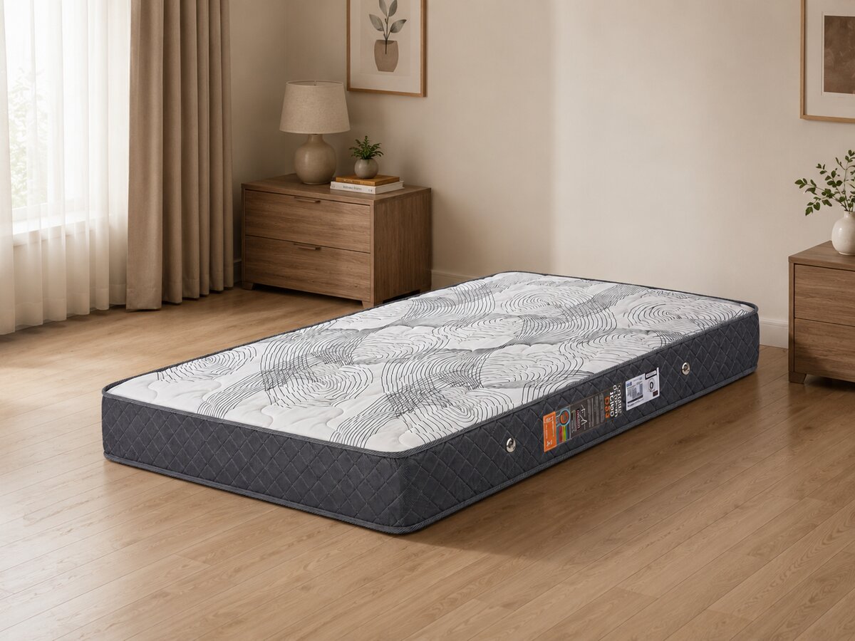 Colchão de Espuma Solteiro D33 Ícaro Black 78x188x14
