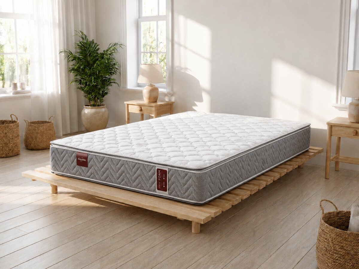 Colchão de Espuma Casal D45 AMX Foam Double Face 138x188x26