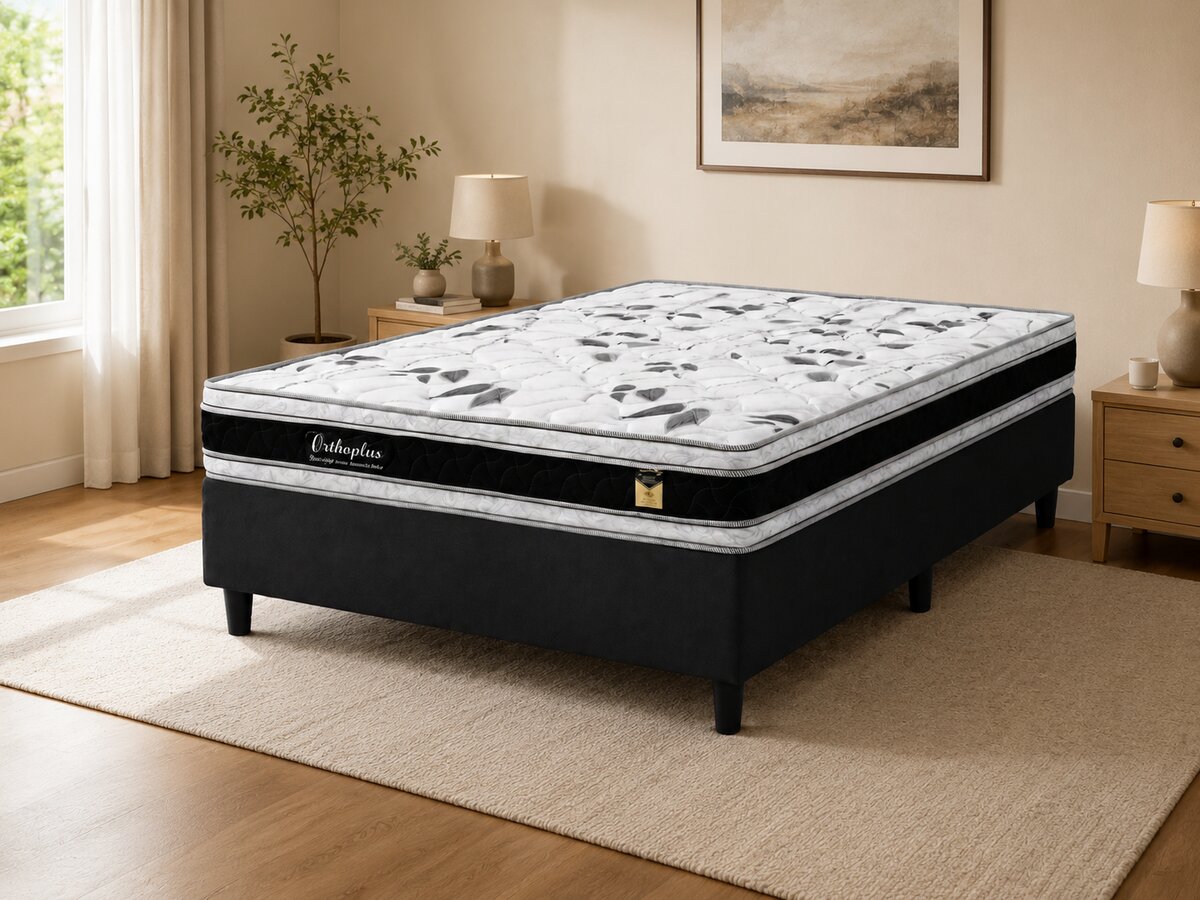Cama Box Casal Orthoplus 138x188x65