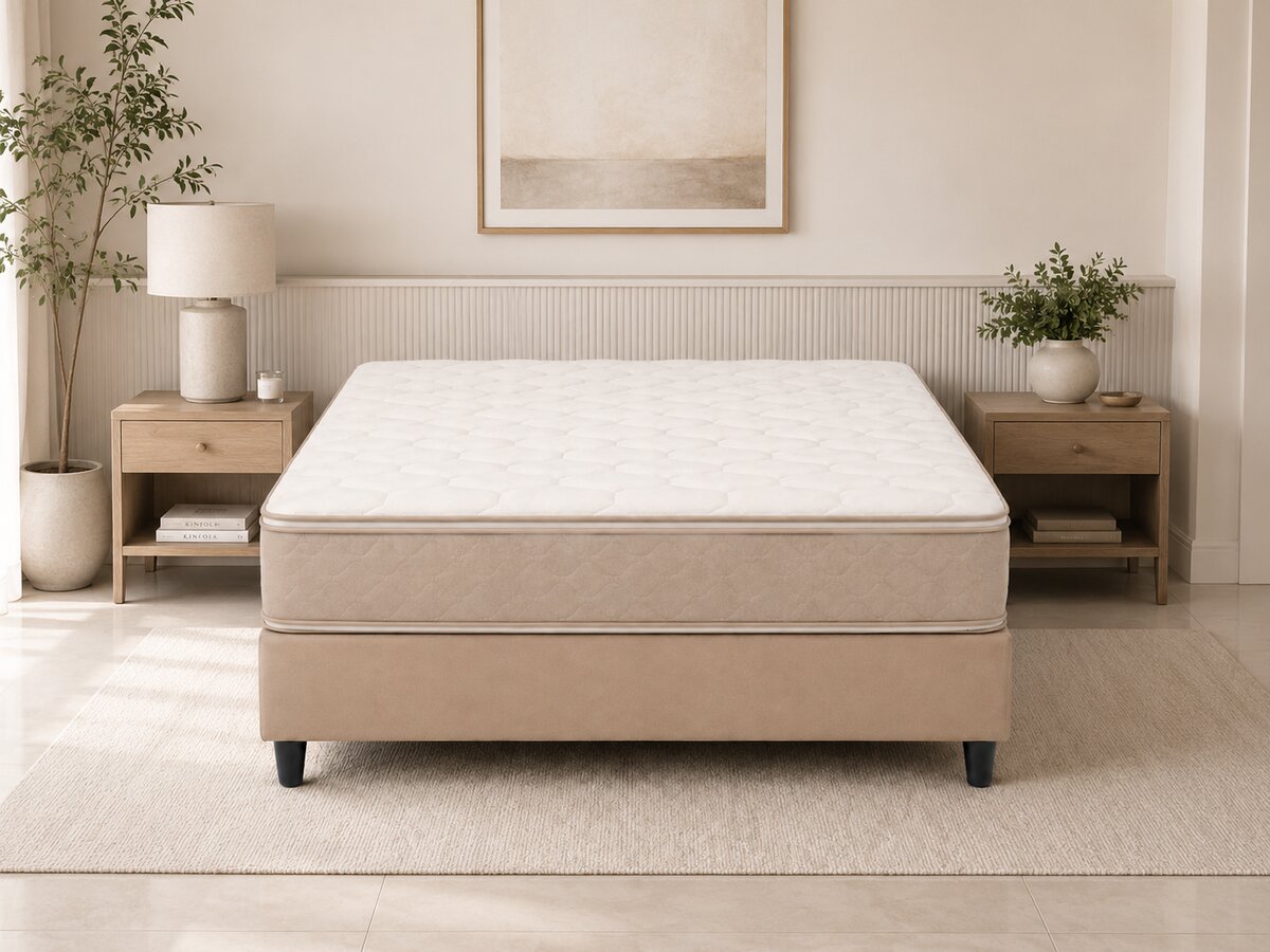 Cama Box Casal Molas Maxspring Vivere C1910 Herval 138x188x71