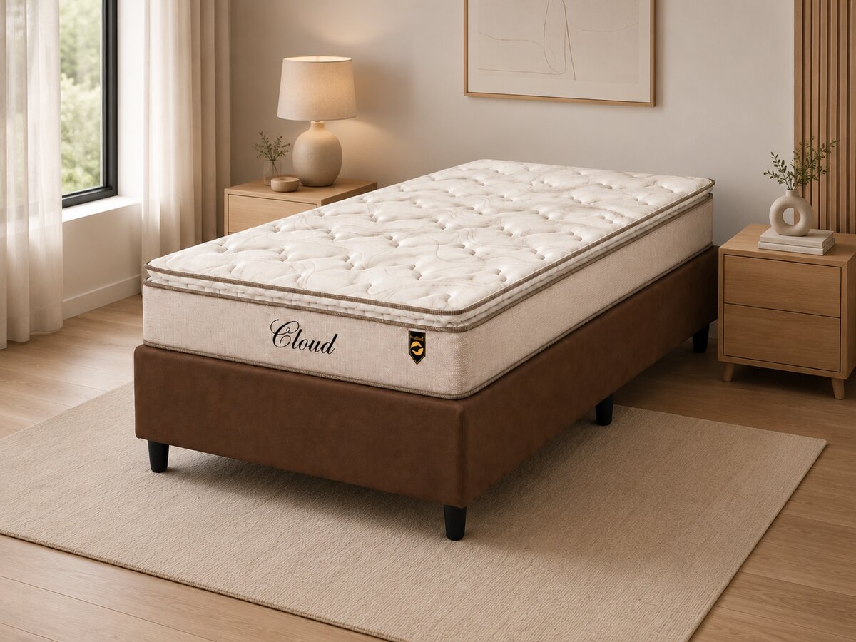 Cama Box Viúva Molas Ensacadas Cloud 97x203x72