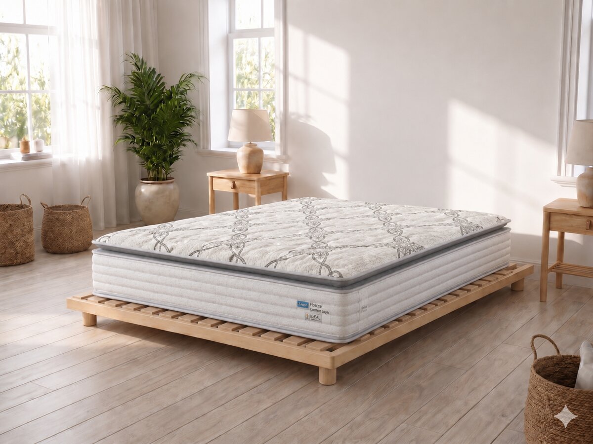 Colchão Queen Probel Fiore Comfort Luxo Molas Ensacadas 158x198x32