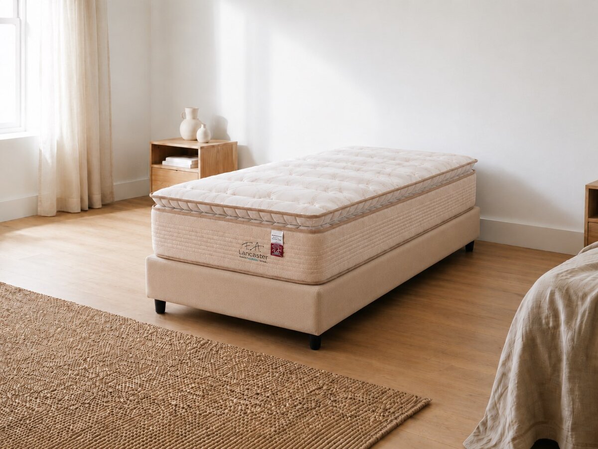 Cama Box Viúva Molas Miracoil Lancaster 97x203x70