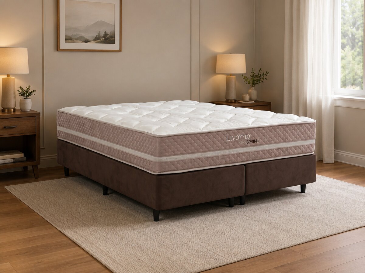 Cama Box Queen Molas Maxspring Livorno 158x198x67