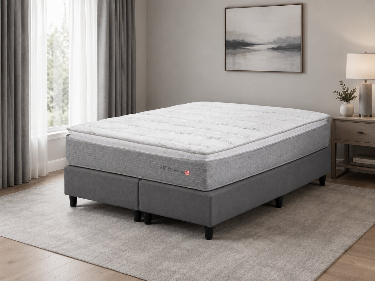 Cama Box Queen Size Molas Ensacadas Nashville FA Colchões 158x198x70