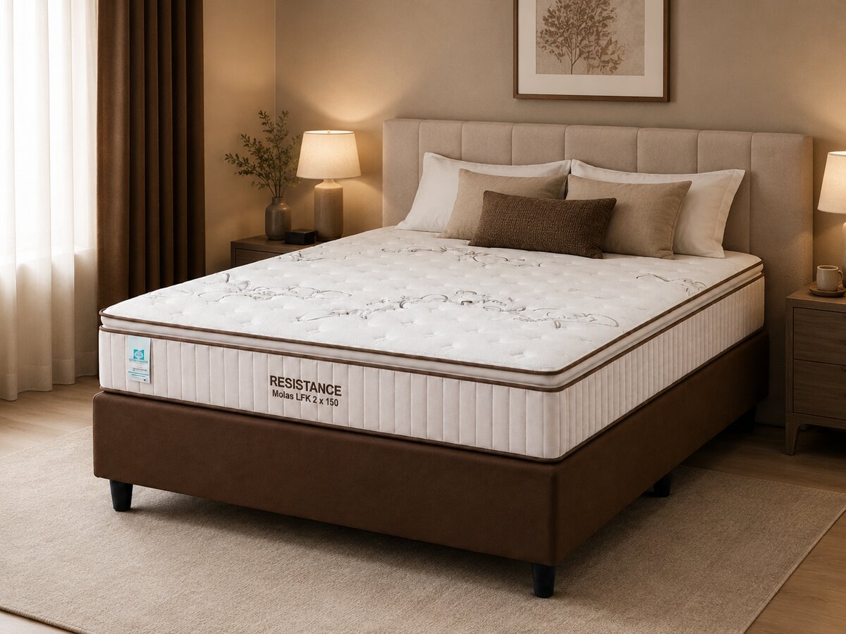 Cama Box Casal Correct Comfort Resistance Sealy 138x188x72