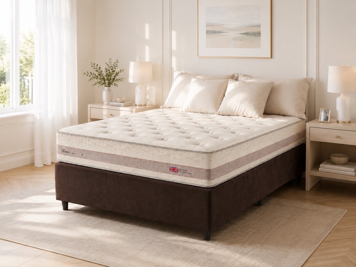 Cama Box Casal Molas Maxspring Tower 138x188x73